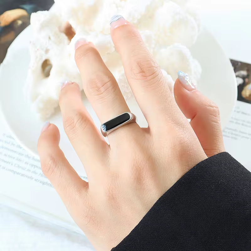 Carline Wholesale Women Stainless Steel Minimalist 18K Gold Plated Finger Ring French Fashion Geometryjewelry My Store