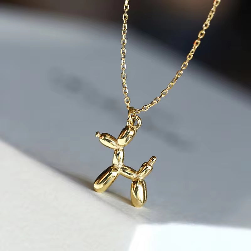 Fashion Jewelry Trendy 18K Gold Plated Stainless Steel Dog Chains Necklace for Women Mom Gifts My Store