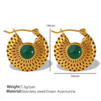 JEWELRY EH202 High Quality Cheap Price Vintage Mausoleum Hollowed Out Gold Earrings Earrings My Store