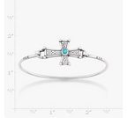 Mission Cross Hook-On Bracelet with Turquoise James Avery
