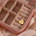 11:11 Heart Pendant Necklace Gold Plated Stainless Steel Jewelry Custom Collier En Acier Inoxydable My Store