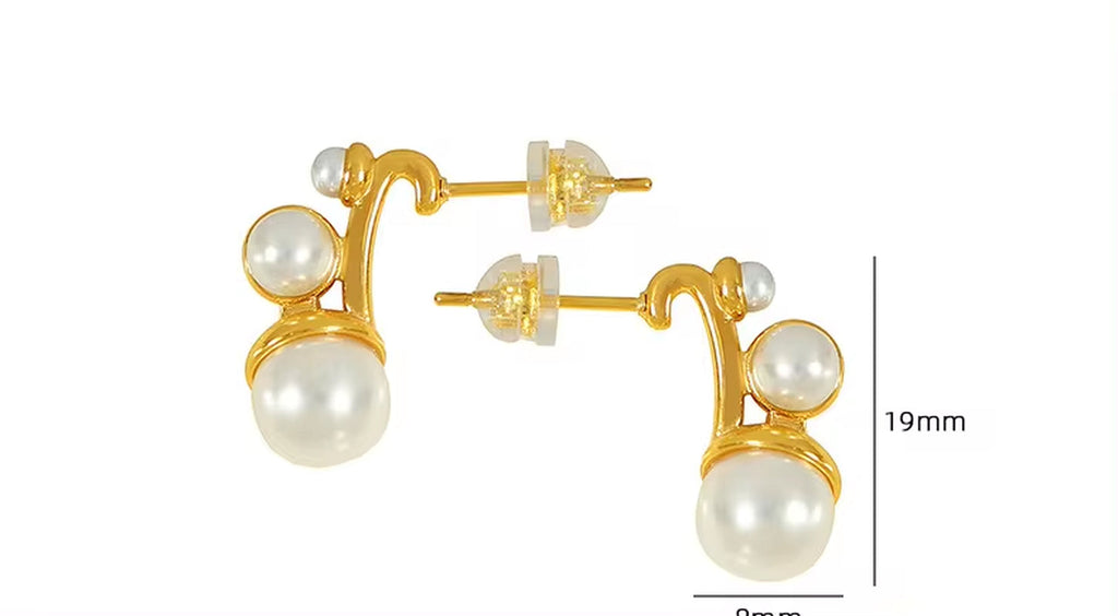 JEWELRY EH61 Factory Hot Sale 2024 Pearl Earrings Popping Unique Earrings Fashion My Store