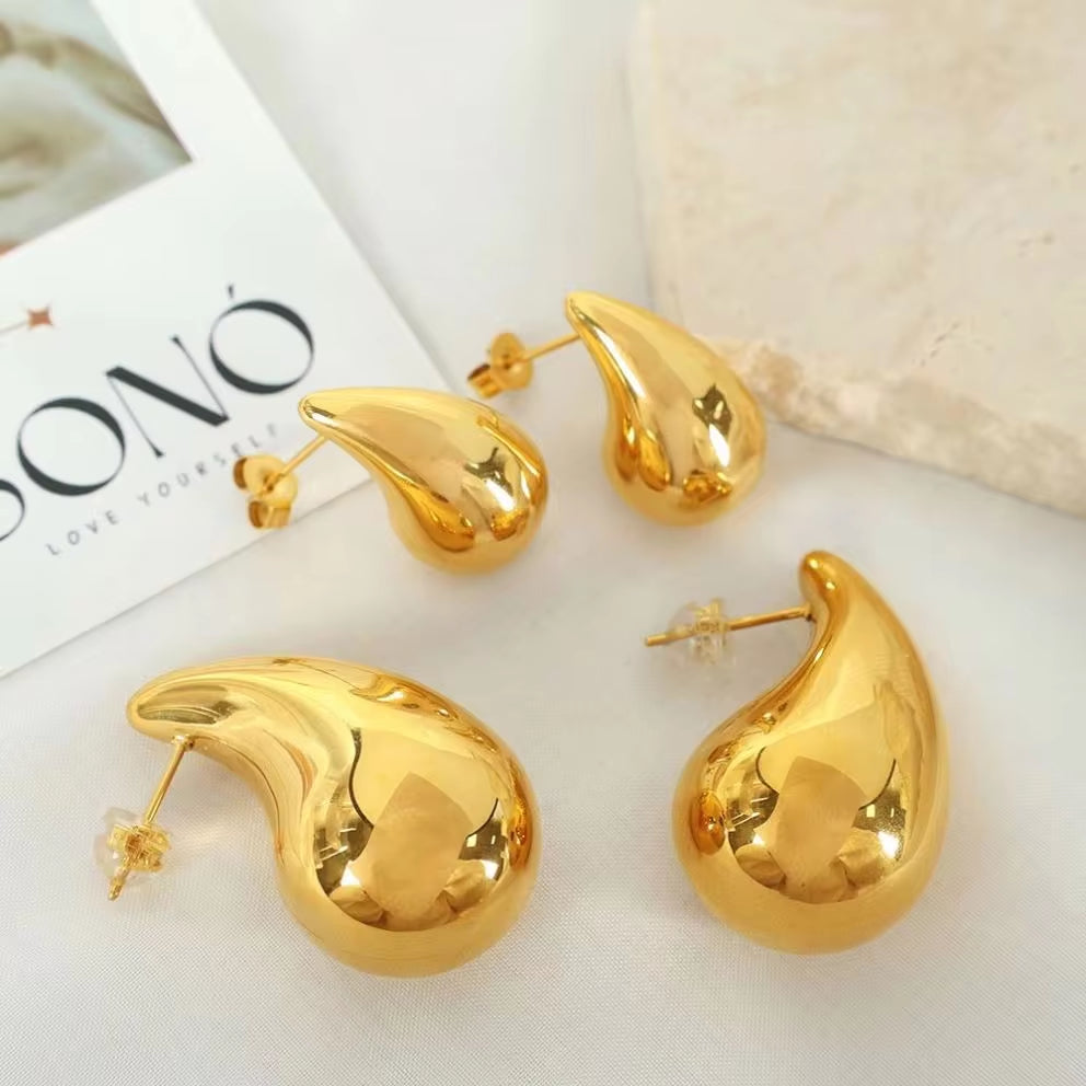 JEWELRY XL82-3-EH232-JZ21 Factory Hot Sale Big Drops Earrings Necklace Ring Set Exaggerated My Store