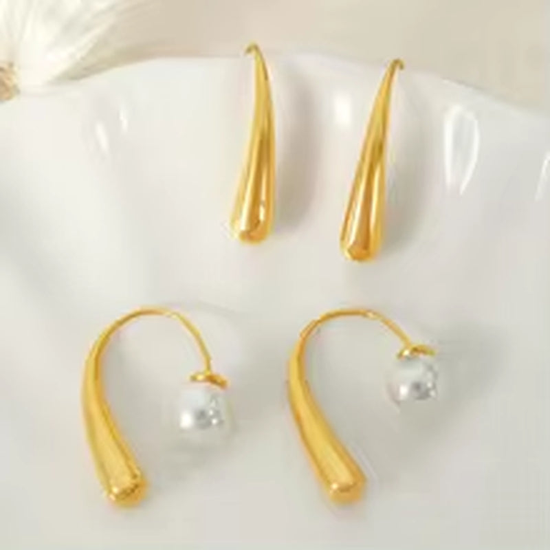 JEWELRY EH113 Factory Hot Sale Premium Sense of Unique Pearl Earrings Burst Tender Temperament Earrings My Store