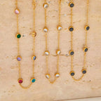 Wholesale Fashion Jewelry Stainless Steel Zircon Beach Anklet Foot Jewelry Stainless Steel Anklet for Women My Store