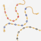 Charms New Beads Bracelets for Women Men Lucky Turkey Heart Eyes Link Chain Bracelet Friendship Jewelry My Store