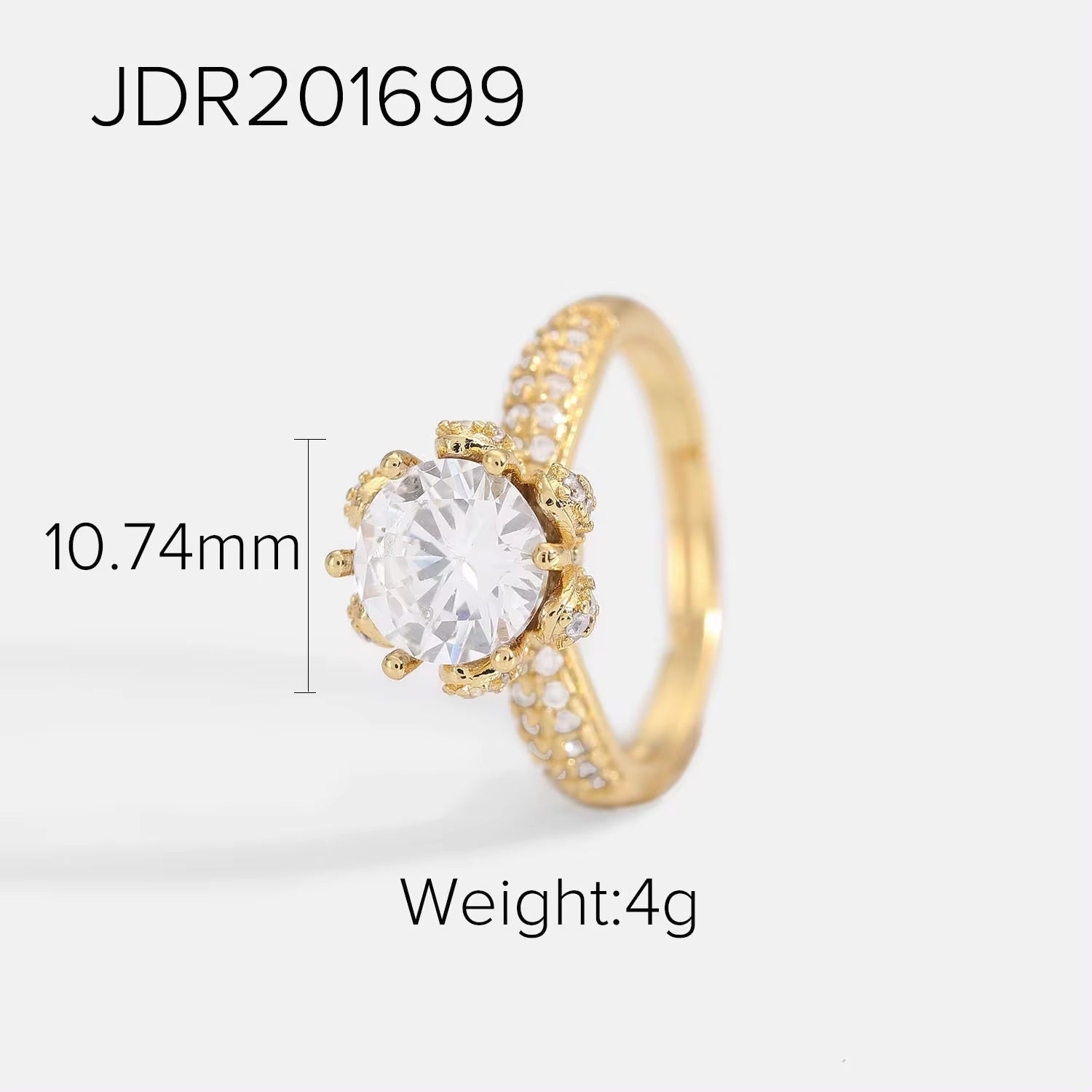 Shiny CZ Stone Cubic Zircon Paved Chain Pig Nose Butterfly 18K Gold Plated Brass Opening Rings My Store