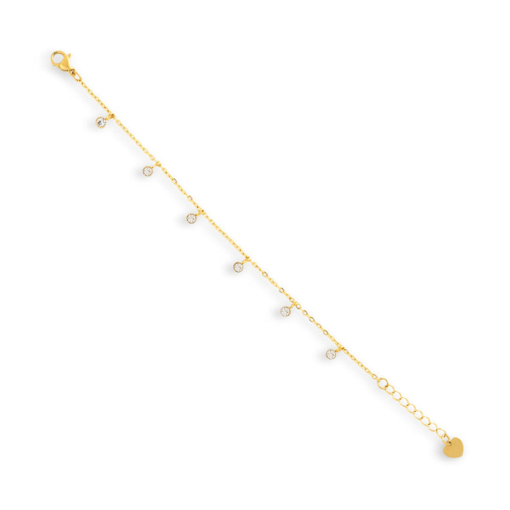 Dainty Crystal Drop Bracelet Alice