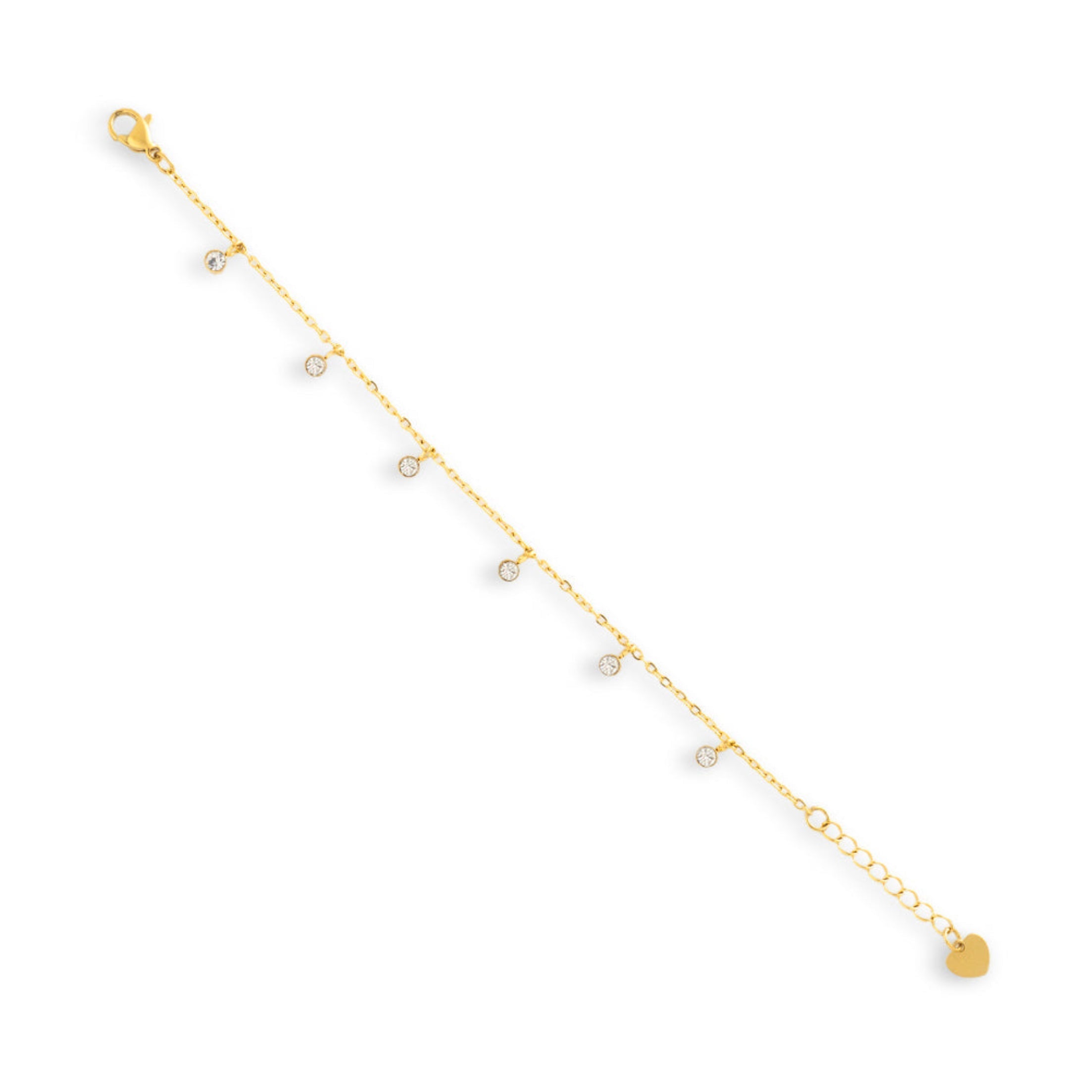 Dainty Crystal Drop Bracelet Alice