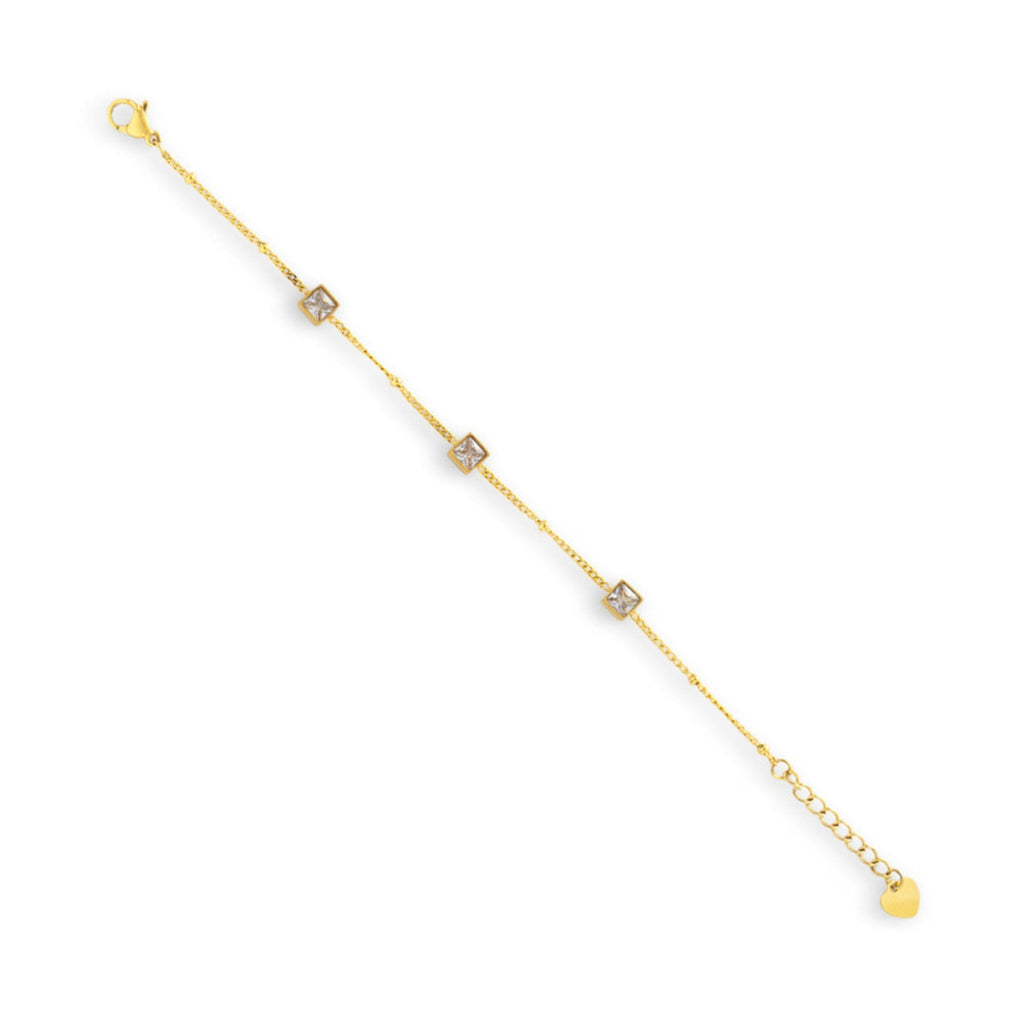 Princess Crystal Station Bracelet Angel