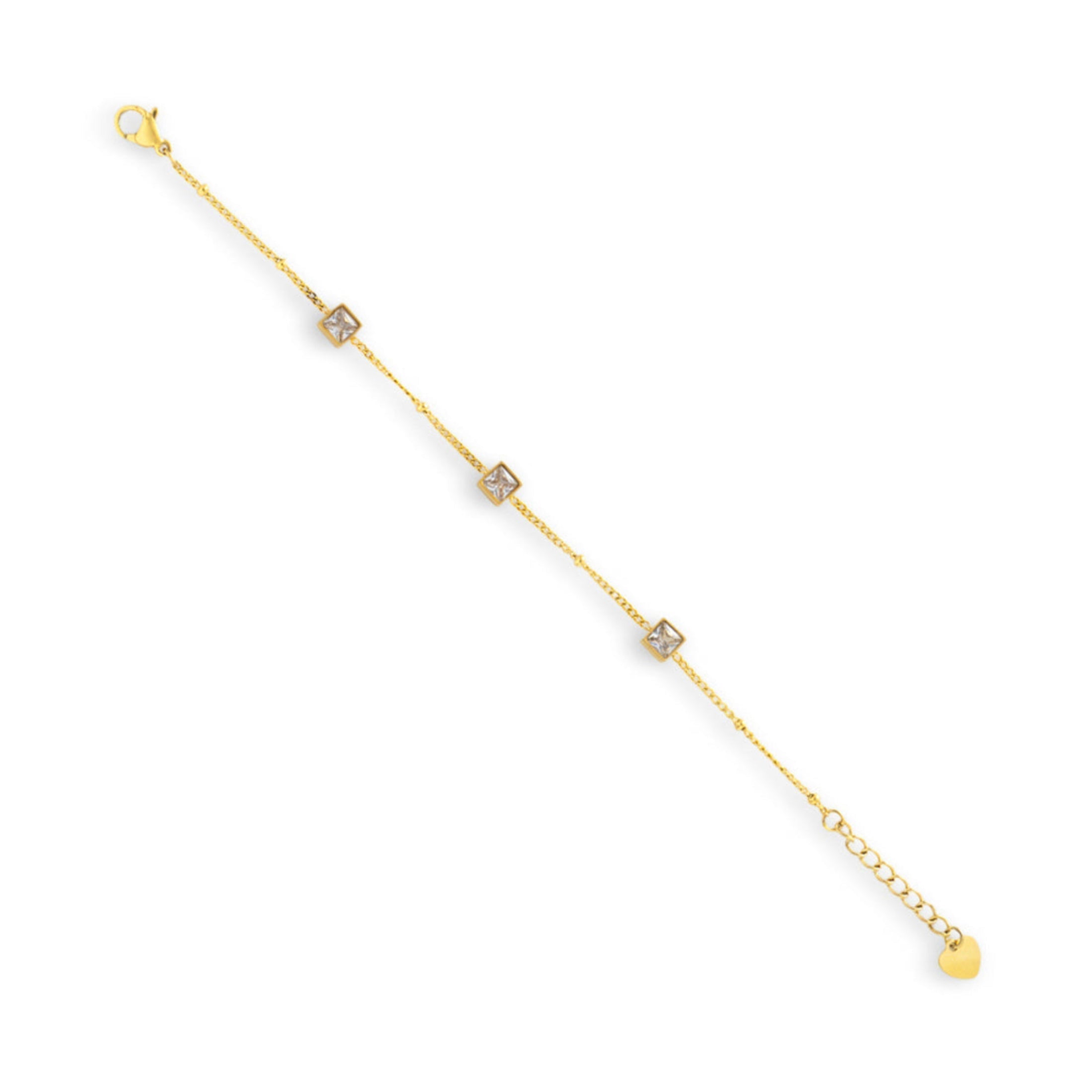 Princess Crystal Station Bracelet Angel