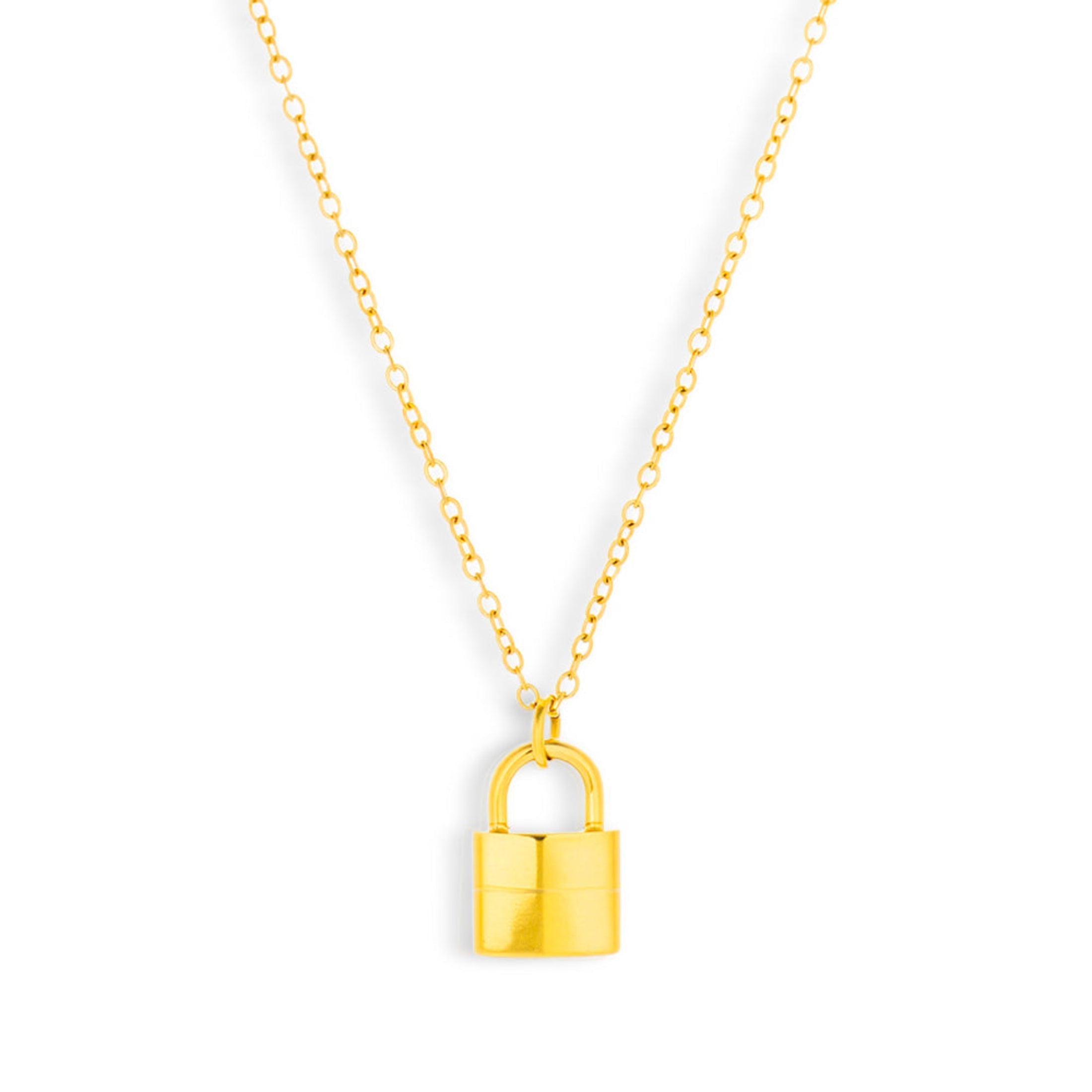 Lock Pendant Necklace Alice