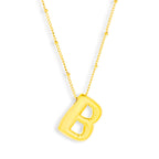 Starburst Initial Necklace Angel