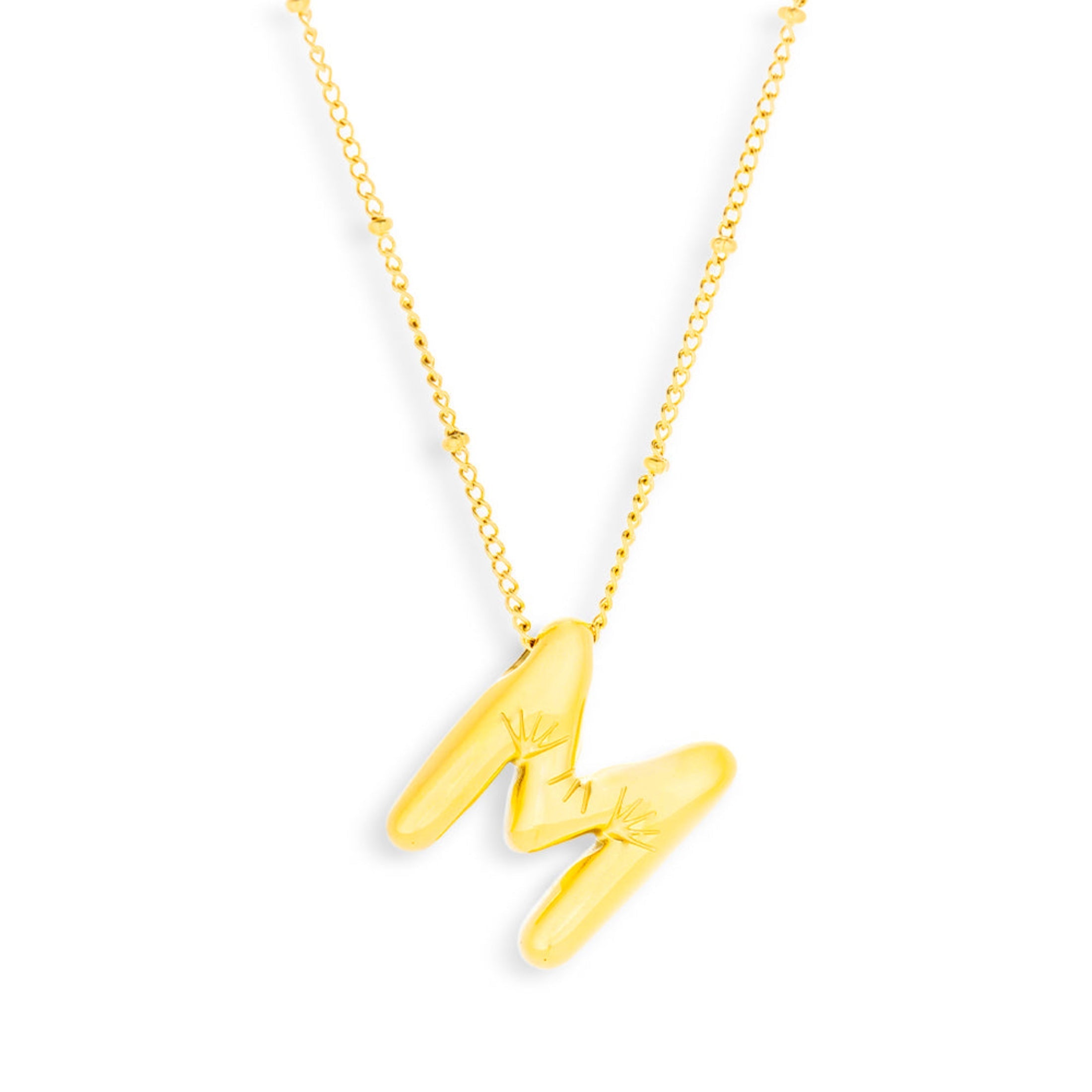 Starburst Initial Necklace Angel