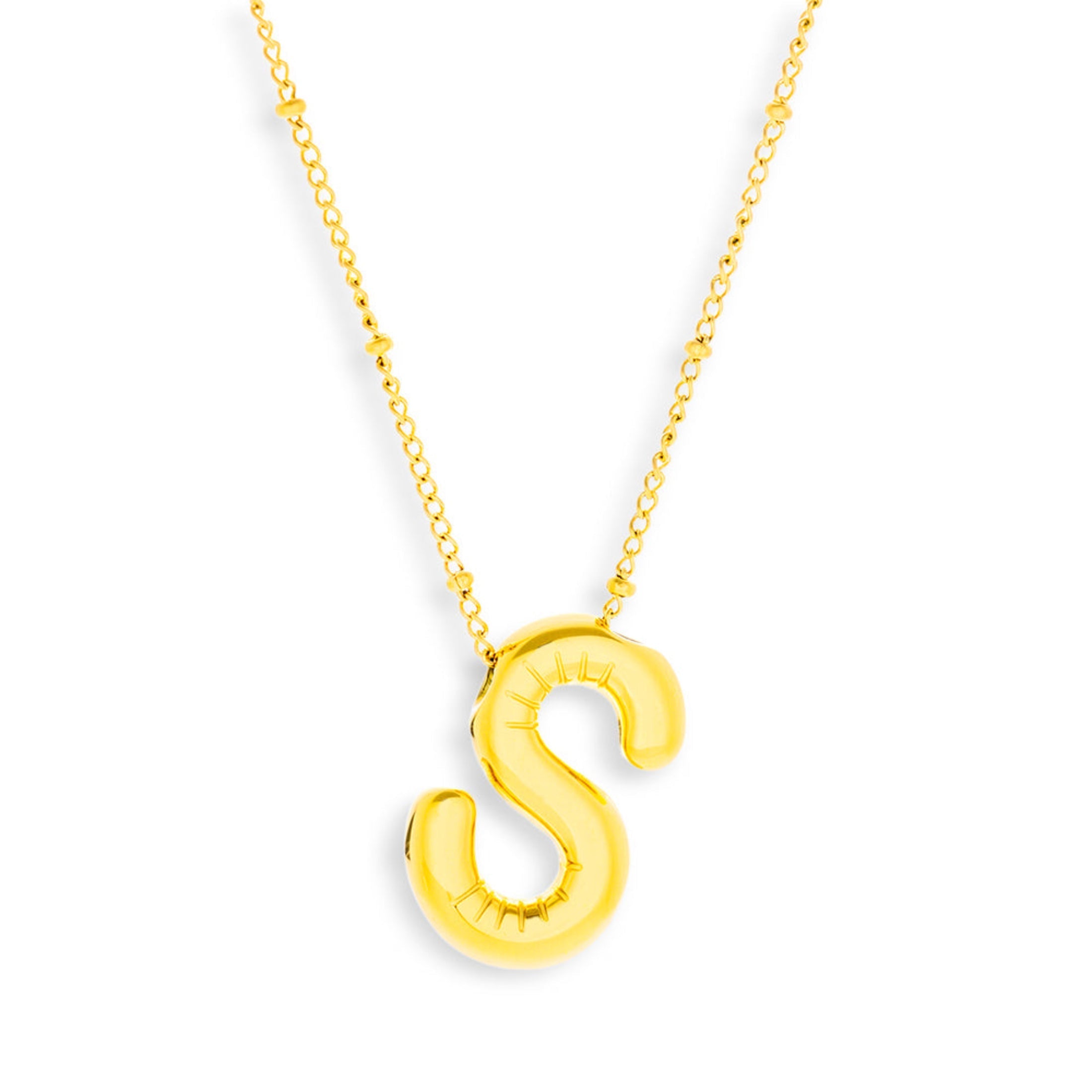 Starburst Initial Necklace Angel
