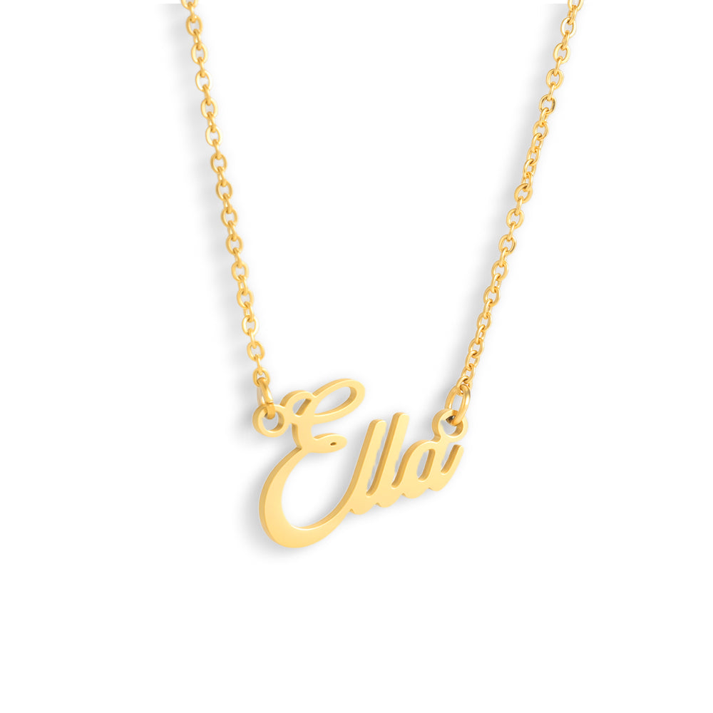 Custom/Personalized Nameplate Cable Necklace Alice