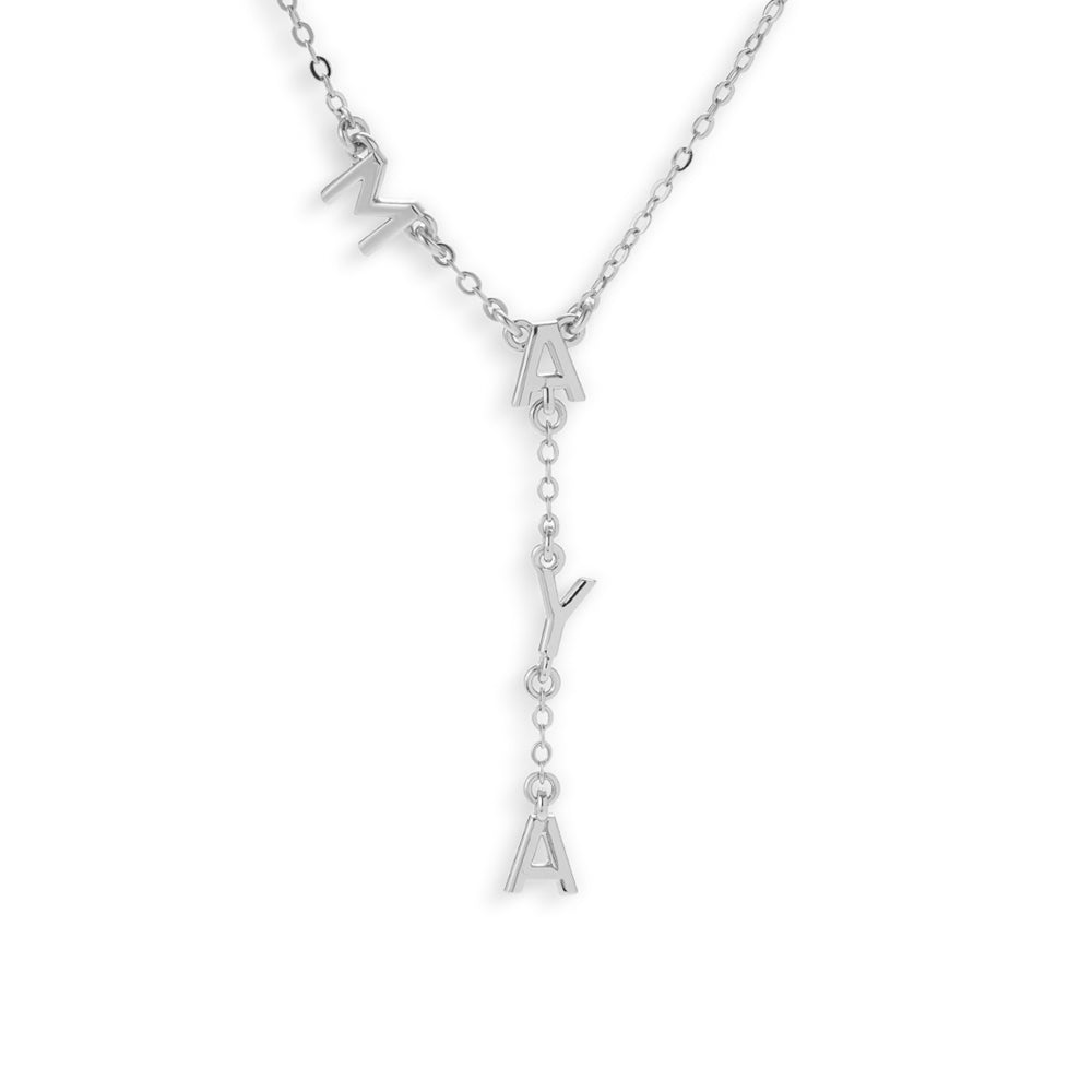 Custom/Personalized Name Drop Lariat Necklace Alice