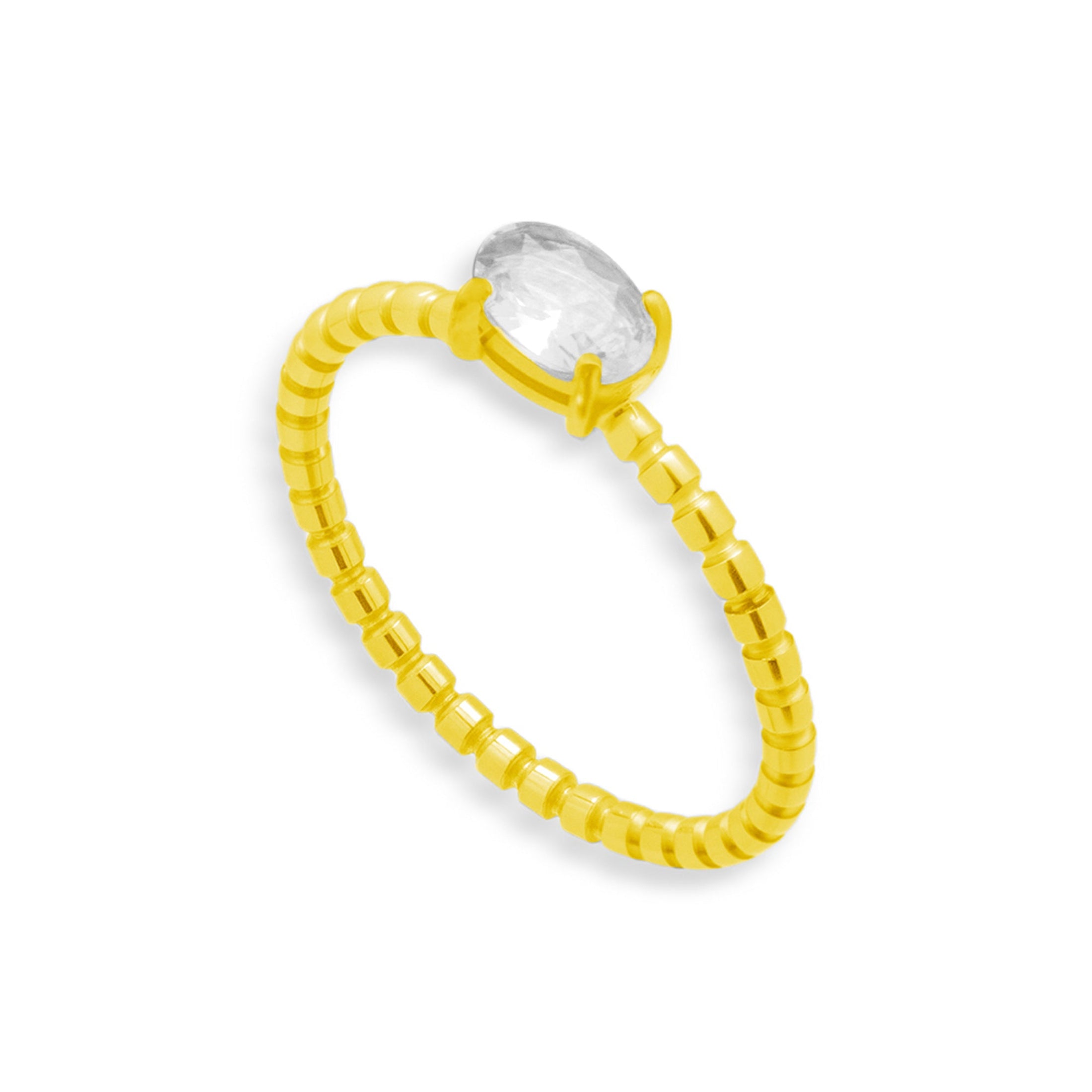 Oval Radiance Ring Angel