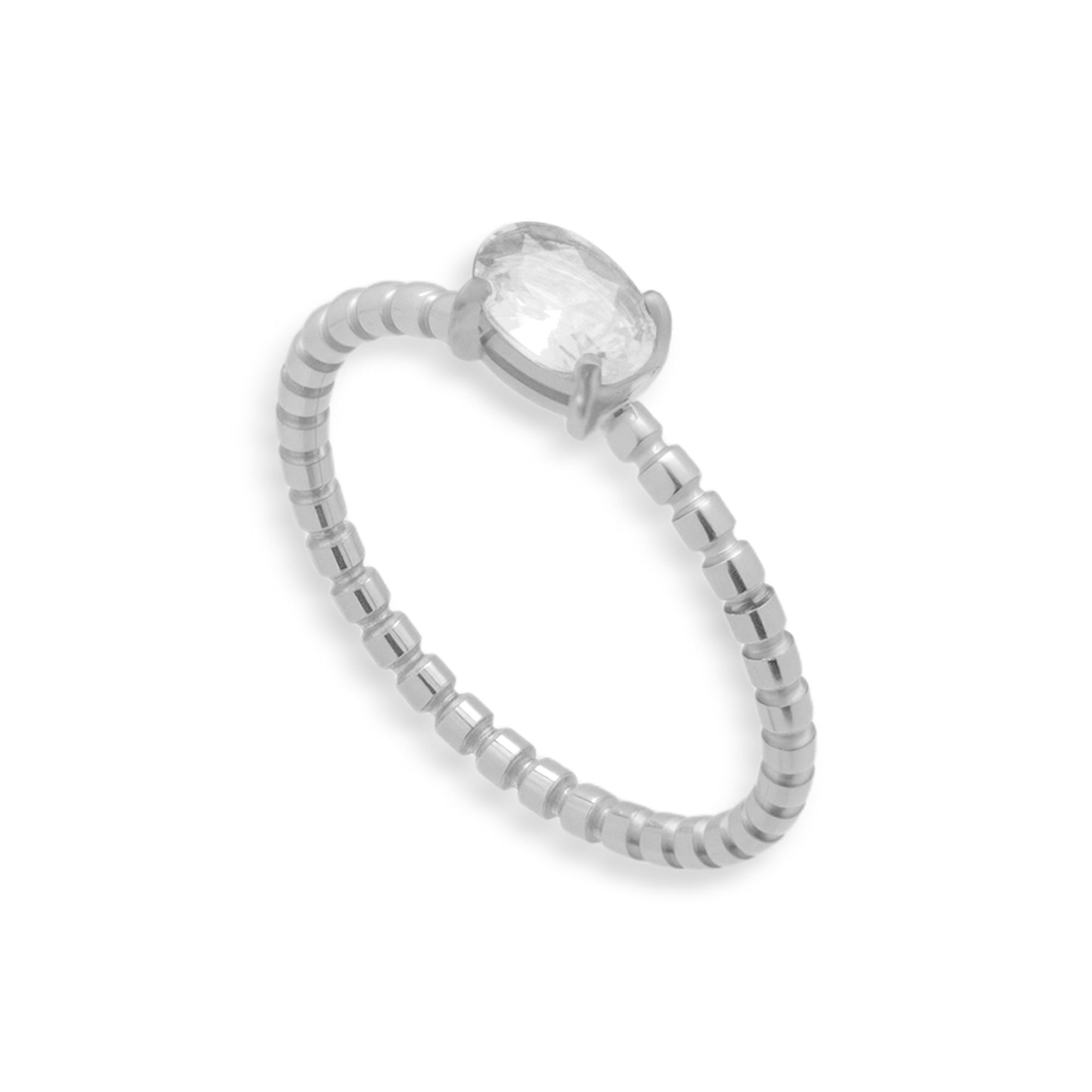 Oval Radiance Ring Angel