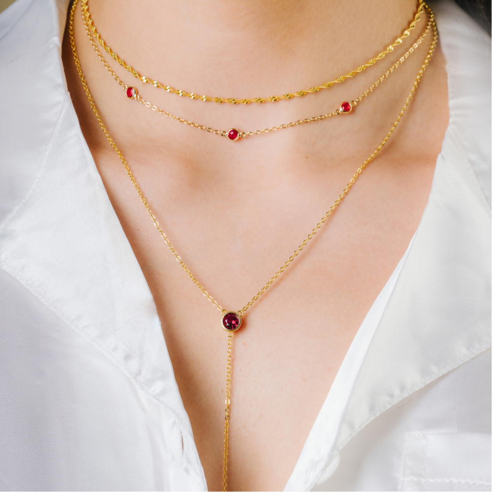 Alina Lariat Necklace Xiha