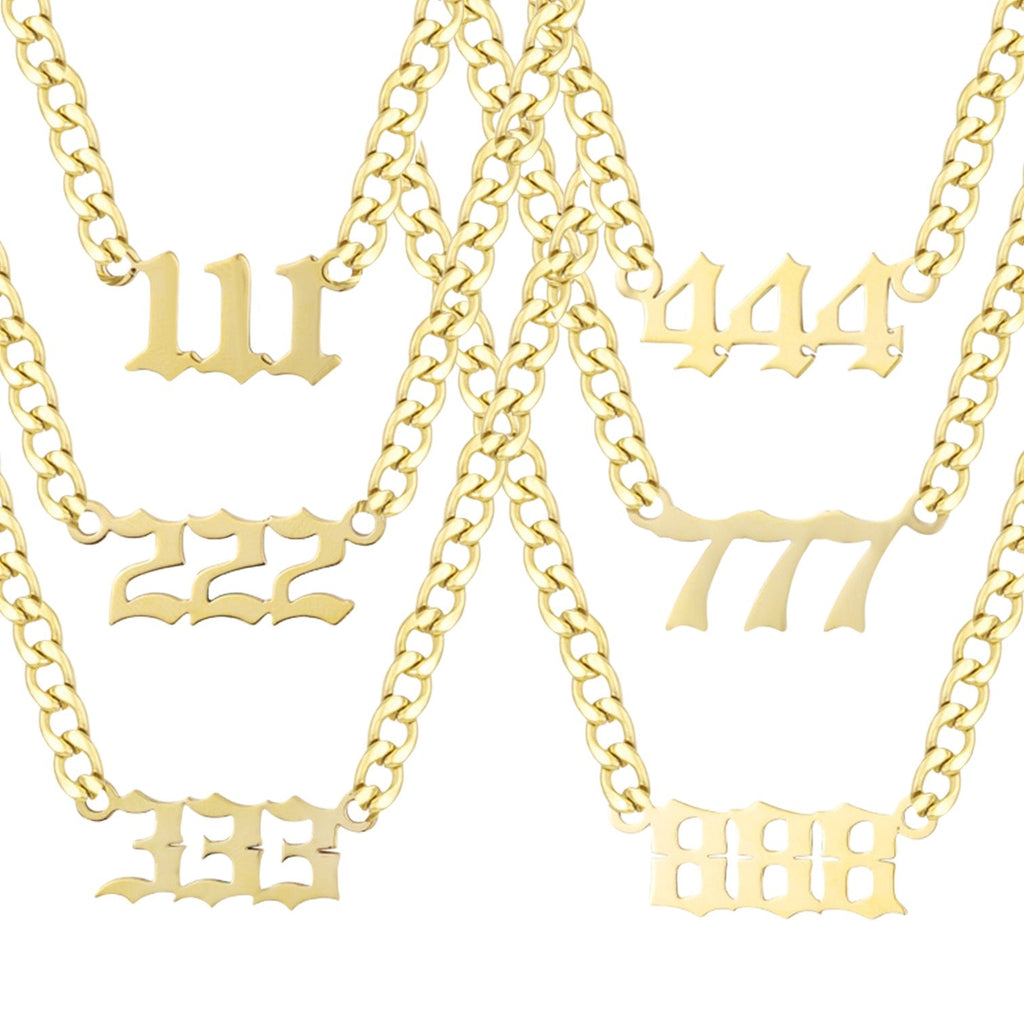 Angel Number Necklace Lee