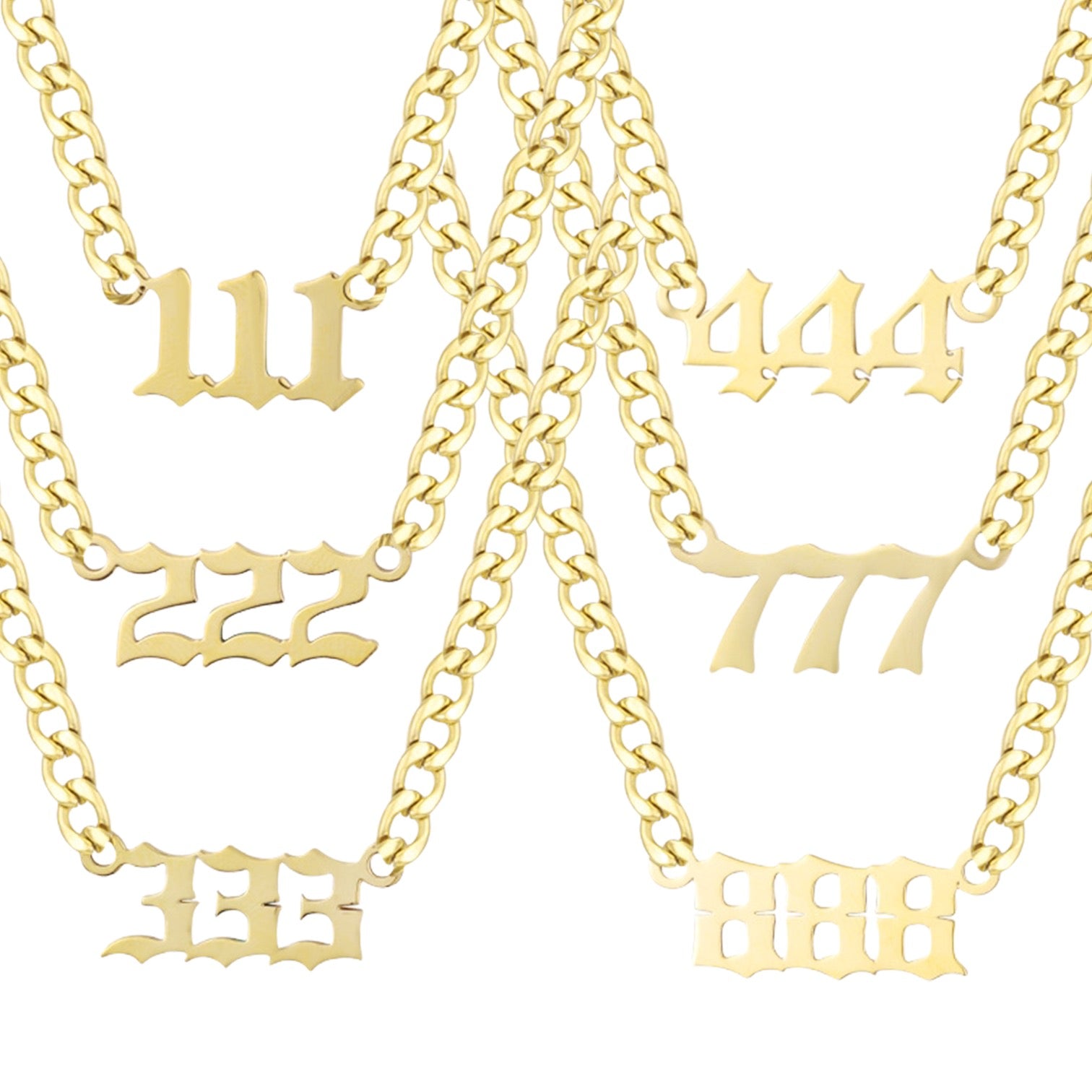 Angel Number Necklace Lee