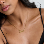 Custom/Personalized Nameplate Cable Necklace Alice