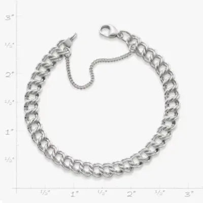 Medium Double Curb Charm Bracelet James Avery