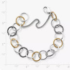 Gold and Silver Loops Charm Bracelet James Avery