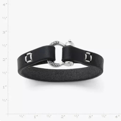 "Hold Fast" Leather Bracelet James Avery