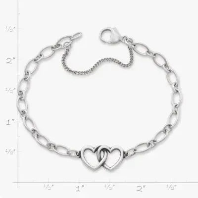Two Hearts Together Charm Bracelet James Avery