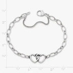 Two Hearts Together Charm Bracelet James Avery