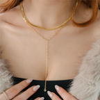 Baby Link Up Lariat Necklace Lee