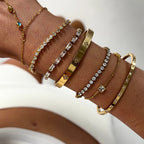 Princess Crystal Station Bracelet Angel