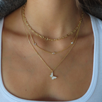 Butterfly Necklace Lee