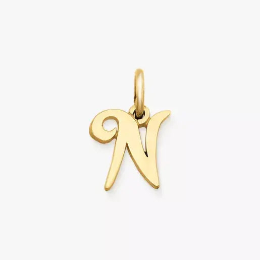 Script Initial Charm James Avery