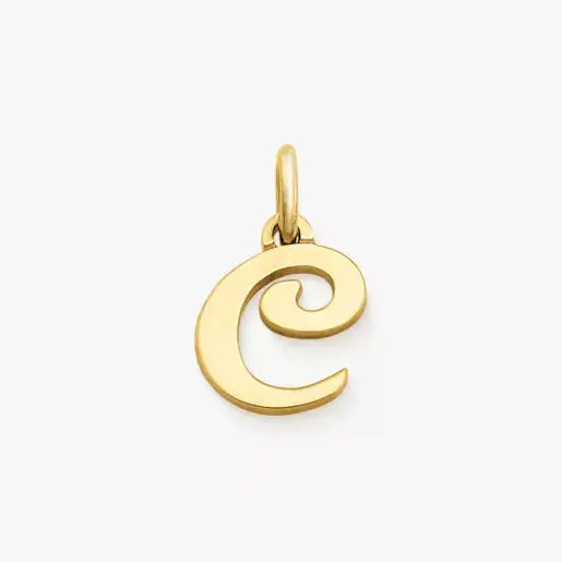 Script Initial Charm James Avery