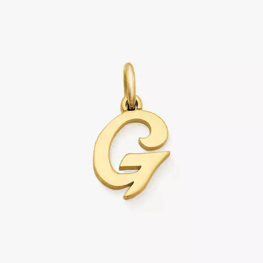 Script Initial Charm James Avery