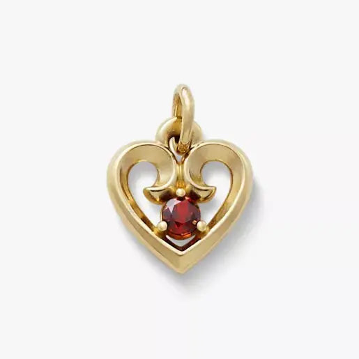 Avery Remembrance Heart Birthstone Charm James Avery