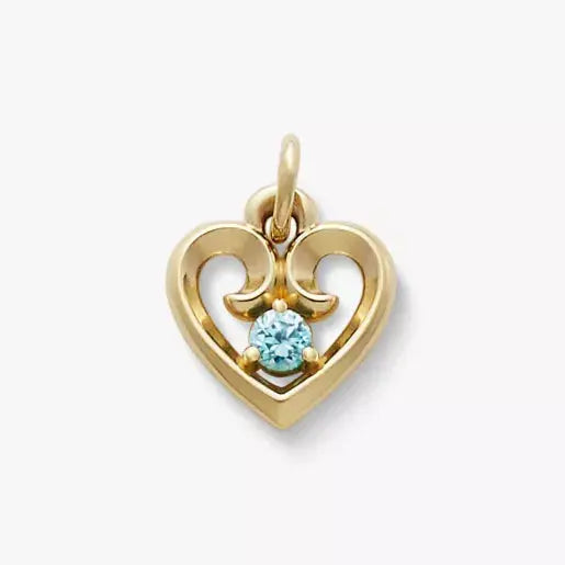 Avery Remembrance Heart Birthstone Charm James Avery