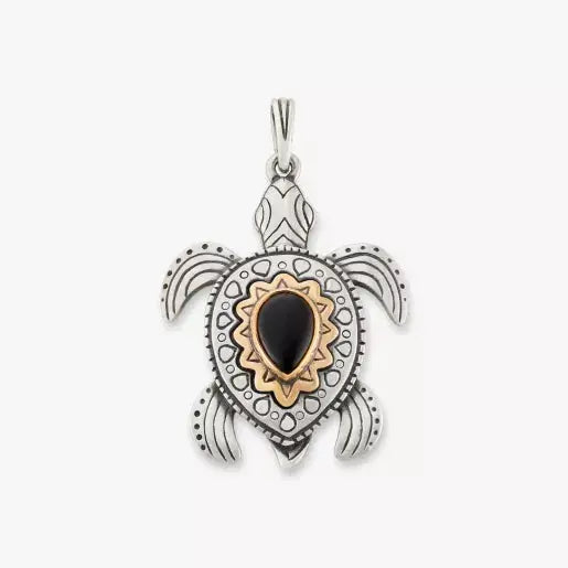 Sea Turtle Gemstone Pendant James Avery
