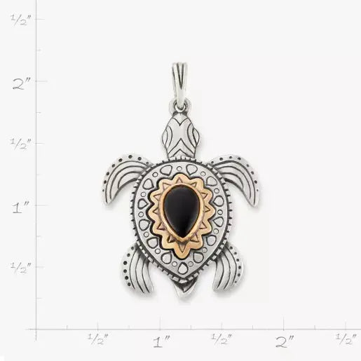 Sea Turtle Gemstone Pendant James Avery