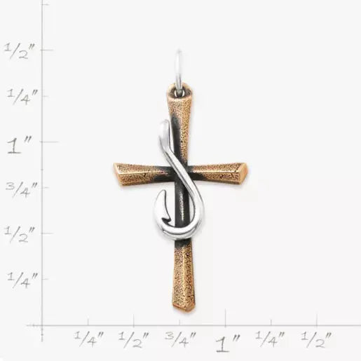 Fishers of Men Sculpted Cross Pendant James Avery