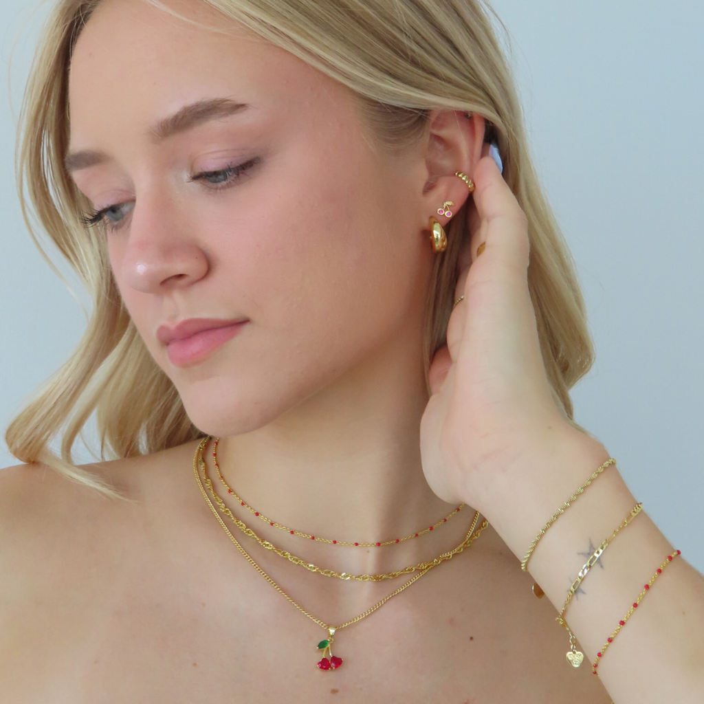 Cherry Girl Necklace Lee