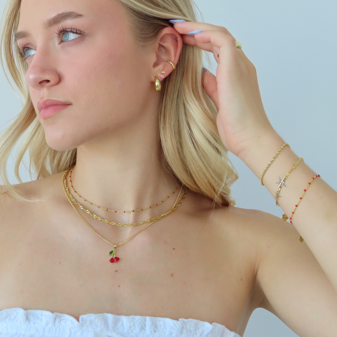 Cherry Girl Necklace Lee