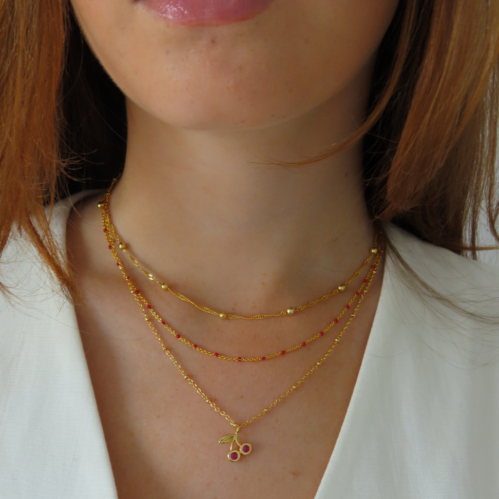 Cherry On Top Necklace Lee