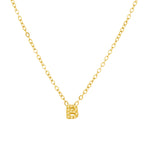 Crystal Initial Necklace Angel