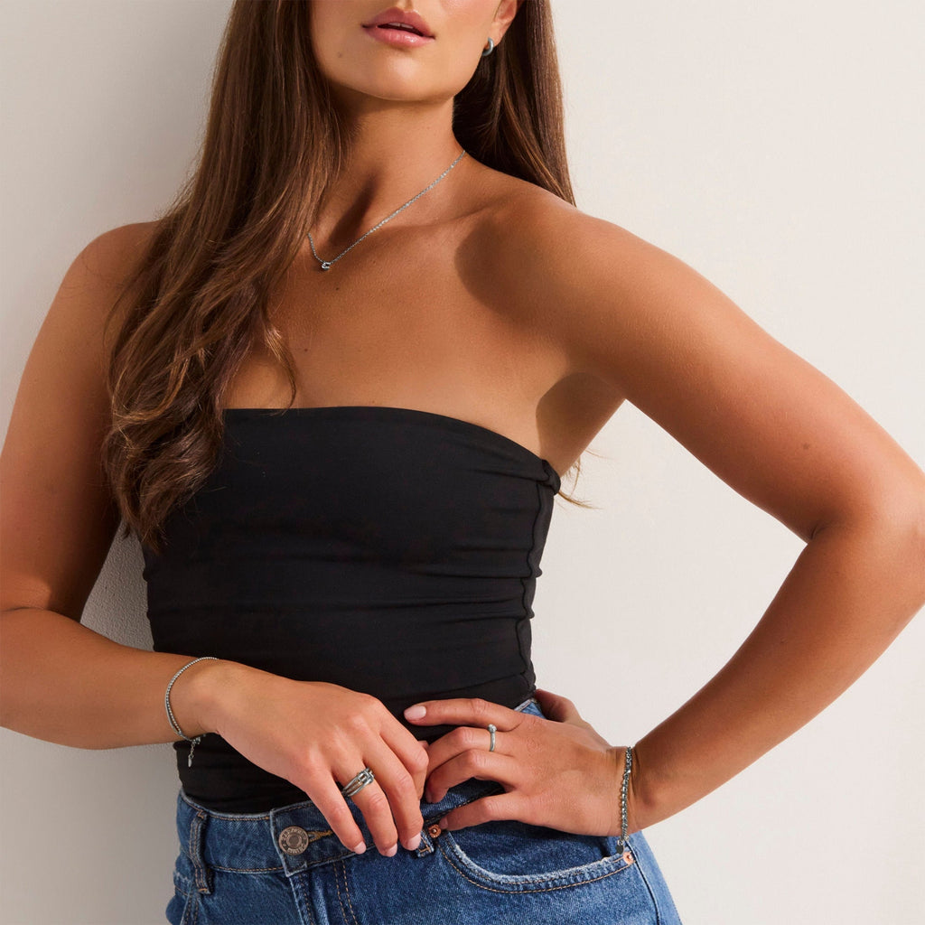 Crystal Initial Necklace Angel