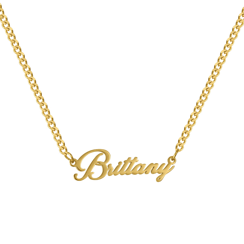 Custom/Personalized Nameplate Curb Necklace Lee