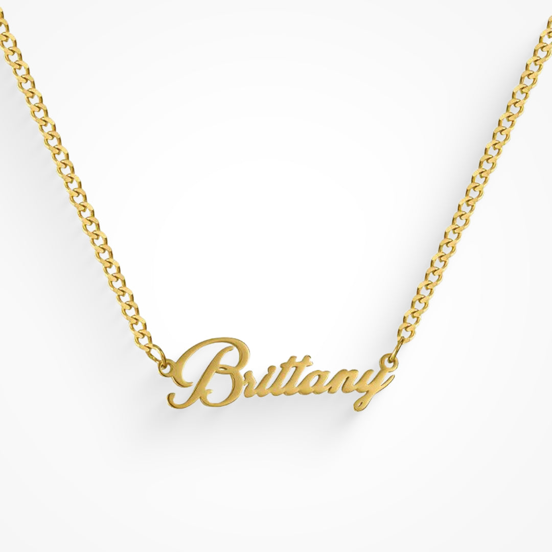 Custom/Personalized Nameplate Curb Necklace Lee